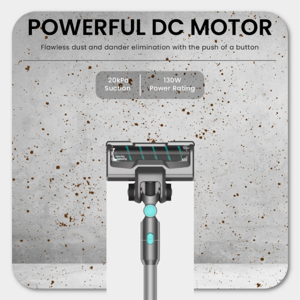 RUSSELL TAYLORS Vacuum Cleaner Cordless Cyclone Stick V7 | Efficient DC Motor - Image 3