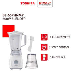 TOSHIBA 1.5L Blender BL-60PHNMY | 600W Smooth Power Blending