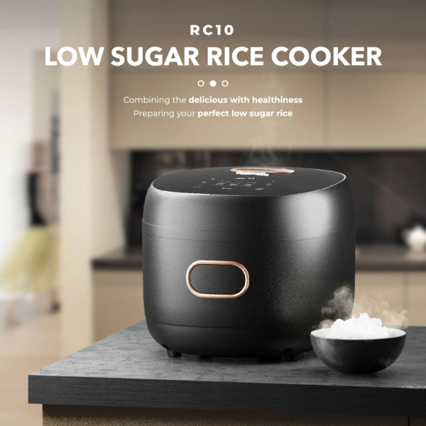 RUSSELL TAYLORS 1.8L Digital Low Sugar Rice Cooker RC10 - Image 2
