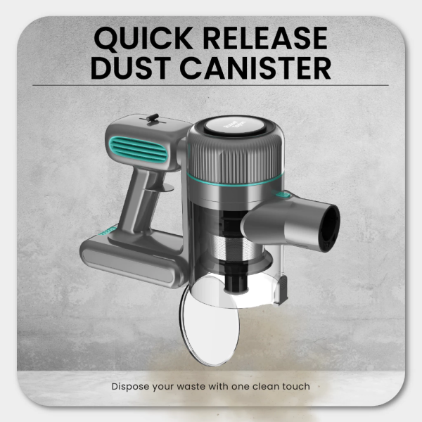 RUSSELL TAYLORS Vacuum Cleaner Cordless Cyclone Stick V7 | Efficient DC Motor - Image 7