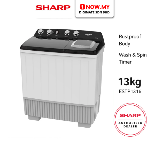 SHARP 13kg Semi Auto Washing Machine ESTP1316