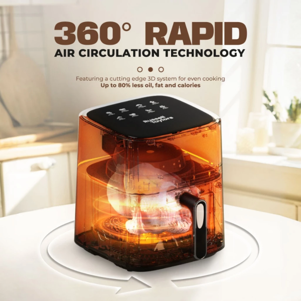 RUSSELL TAYLORS 5.5L 3D Visionary Digital Air Fryer Z5i - Image 3