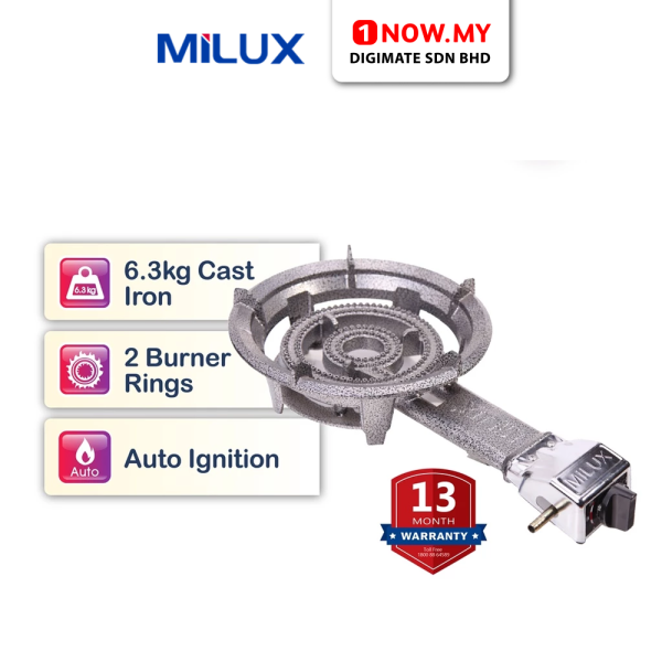 MILUX 2 Burner Ring Cast Iron B-280A | Low Pressure​​​​​​​