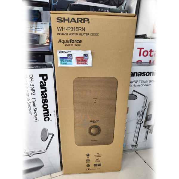 SHARP Instant Water Heater With Rain Shower WHP315RN | Strong DC Pump - Image 5
