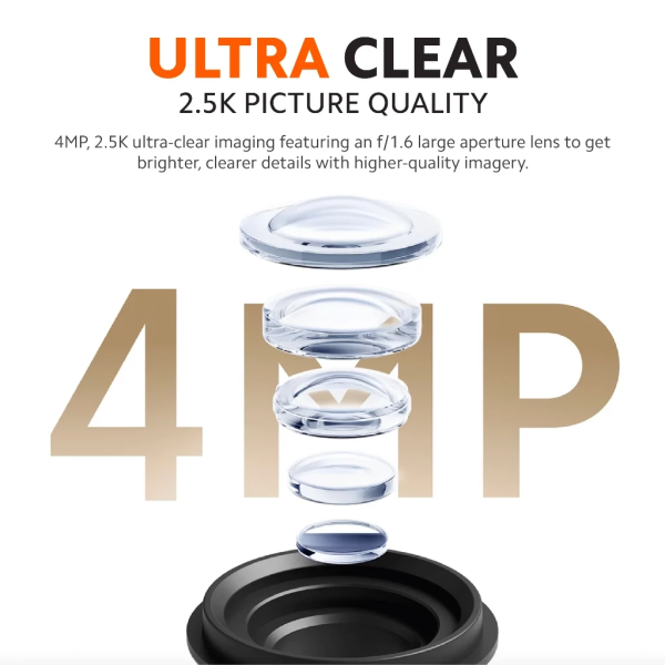 XIAOMI Outdoor Camera CCTV CW400 | 4MP 2.5K UHD | 360° Horizontal & 160° Vertical View | Time-Laps - Image 7