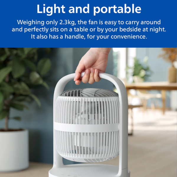 PHILIPS 8" 2000 Series Table Fan CX2050/00 | Compact Easy Carry - Image 6