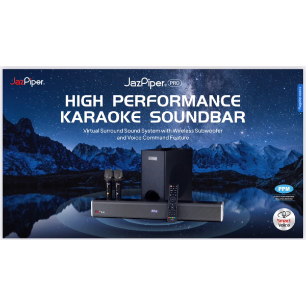 JAZPIPER PRO High Performance Karaoke Sound Bar T8 - Image 3