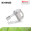 KHIND 160W Hand Mixer HM200 | 5 Speed With Beaters & Dough Hooks
