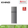 [PROMO] KHIND 247L 2-Door Refrigerator RF275 | Frost Free 5 Star Energy Efficient