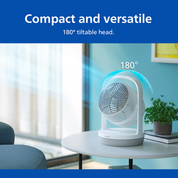 PHILIPS 8" 2000 Series Table Fan CX2050/00 | Compact Easy Carry - Image 4