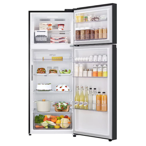 LG 493L Smart Inverter Top Fridge GN-B452PQBK | 5 Star Energy Efficient Essence Matt Black - Image 2