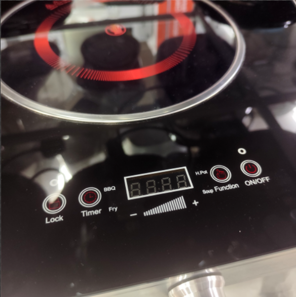 BRV 2 Burners Infrared Induction Cooker BIC-229 | Crystal Glass Plate - Image 3