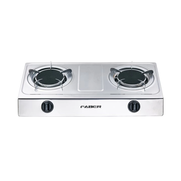 FABER 2 Burners Gas Stove FS LAVICO 5523 | Stainless Steel Body - Image 2