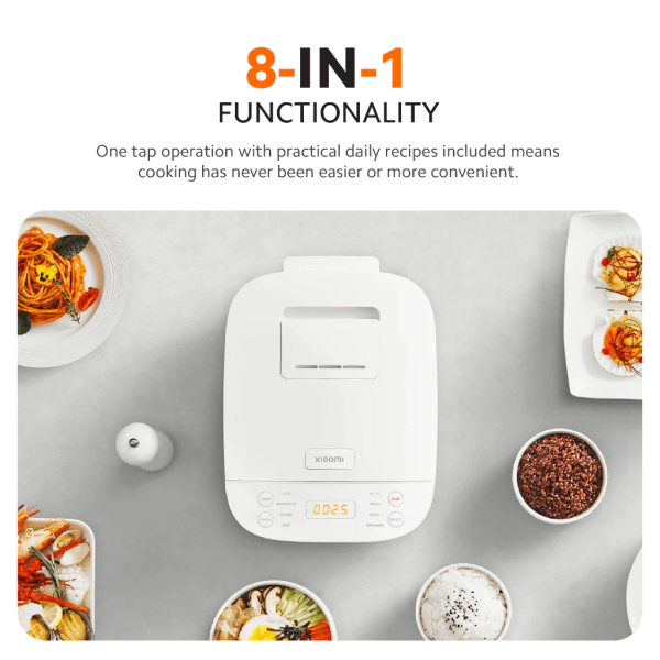 XIAOMI 3L Smart Multifunctional Rice Cooker MFB120A-2 [BHR7925UK]  | 4 Star Energy Efficient - Image 3