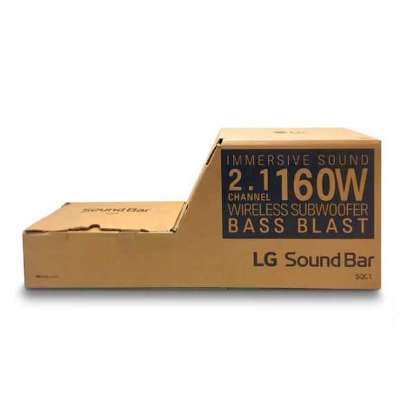 LG 2.1ch Soundbar SQC1 (with Dolby Digital) | 160W Compact Big Sound - Image 6