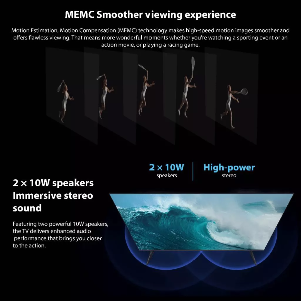 XIAOMI 65" 4K UHD QLED Google TV A Pro 65 2025 L65MA-SSEA | Great Visuals Vibrant Dolby Atmos - Image 5