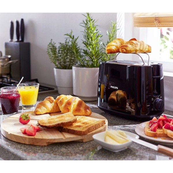 PHILIPS 2 Slices Bread Toaster HD2581/91 | Compact Design - Image 2