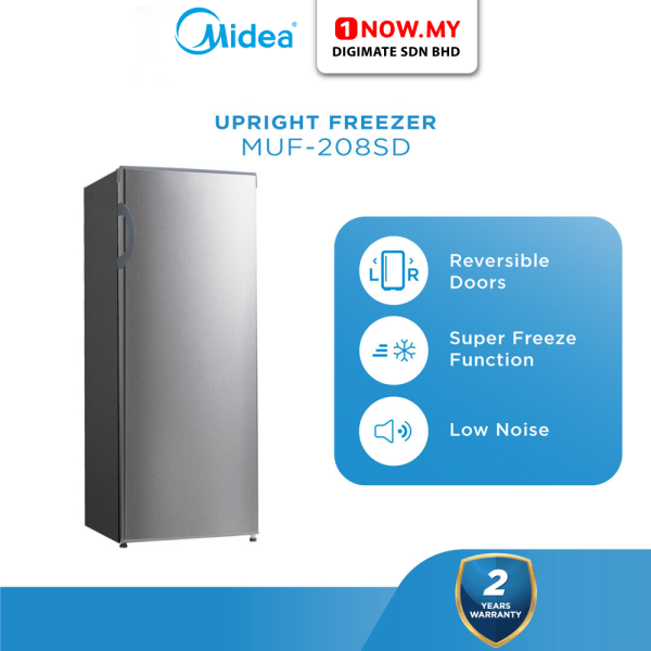 MIDEA 188L Upright Freezer MUF-208SD