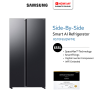 SAMSUNG 655L Inverter Side By Side Refrigerator RS70F65QNFME | SmartThings AI Energy 
