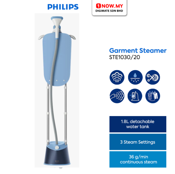 PHILIPS 1000 Series Stand Garment Steamer STE1030/20