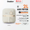 GAABOR 2L Mini Air Fryer AF20M-YE01A | Knob Control Non-Stick Coating
