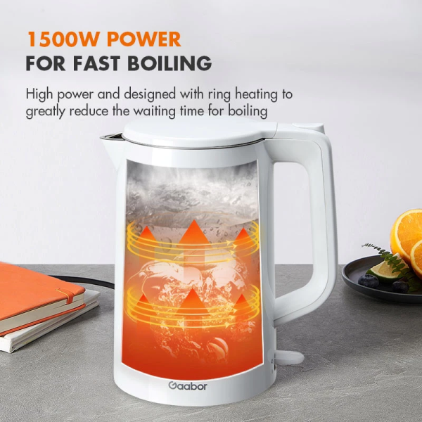 GAABOR 2L Smart Kettle EK20M-WH01A | Fast Heating 1500W - Image 4