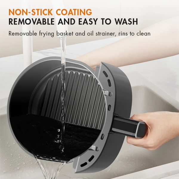 GAABOR 4L Air Fryer AF40M-BK03A | Knob Control Non Stick Coating - Image 8