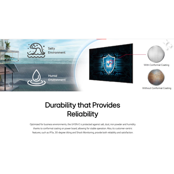 LG 65" UHD Signage Display TV 65UH5N-E | High Resolution Smart Platform (Pre Order) - Image 6