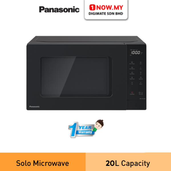 PANASONIC 20L Solo Microwave Oven NN-ST22QBMPQ | 10 Pre-Programmed Auto Menus