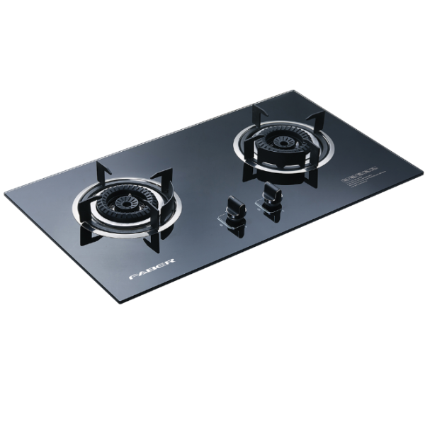 FABER 2 Burners Built-In Glass Cooker Gas Hob LAVIN 2B/76BK - Image 5