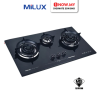 MILUX Triple Burner Built-In Gas Hob MGH-8931 | Wide Cooking Area