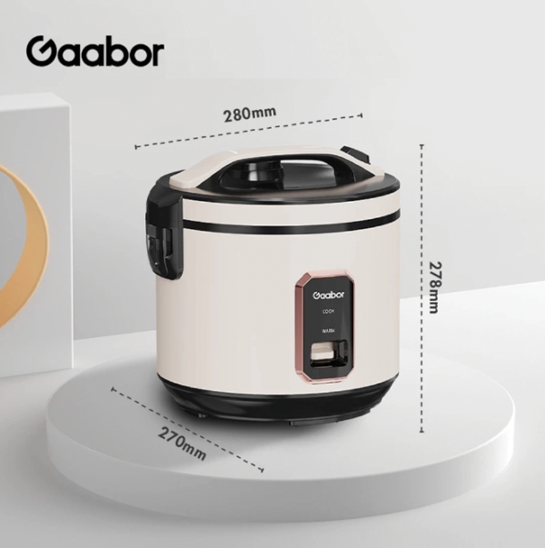 GAABOR 4L Rice Cooker RC-40M02A | One-Touch Steaming Cooking Non-Stick Coating - Image 8