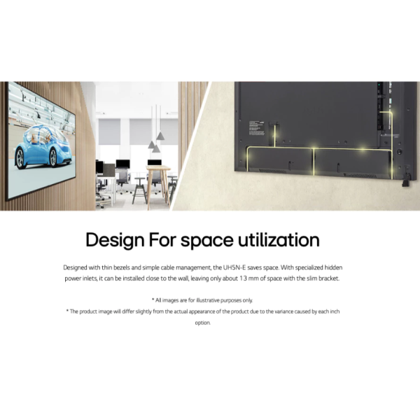 LG 65" UHD Signage Display TV 65UH5N-E | High Resolution Smart Platform (Pre Order) - Image 7