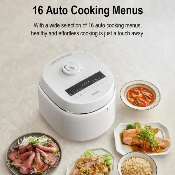 PANASONIC 1.8L Microcomputer Rice Cooker SR-DK184WSK | 16 Auto Cooking Menus - Image 2