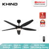 KHIND ZenAir 56" Ceiling Fan With Light And Remote Control CF56DC6RL | 5 Star Energy Efficient Low Noise