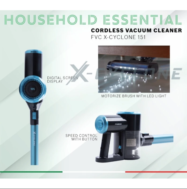 FABER X-Cyclone Vacuum Cleaner Cordless Stick FVC X-CYCLONE 151 - Image 5