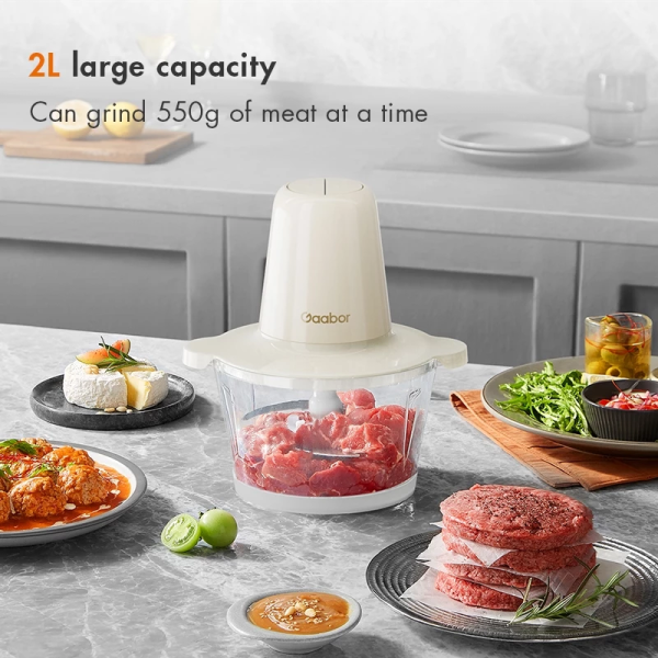 GAABOR 300W Food Processor Grinder MG-15M02A | Power Efficient Meat Chopper - Image 2