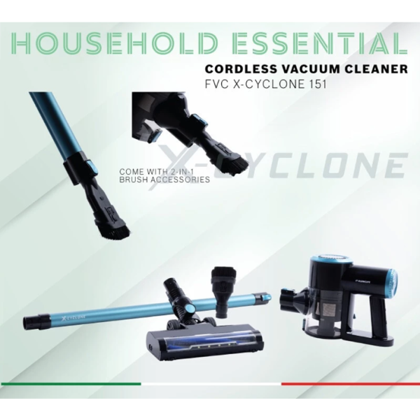FABER X-Cyclone Vacuum Cleaner Cordless Stick FVC X-CYCLONE 151 - Image 6
