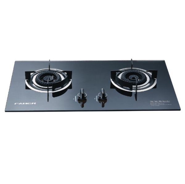 FABER 2 Burners Built-In Glass Cooker Gas Hob LAVIN 2B/76BK - Image 3