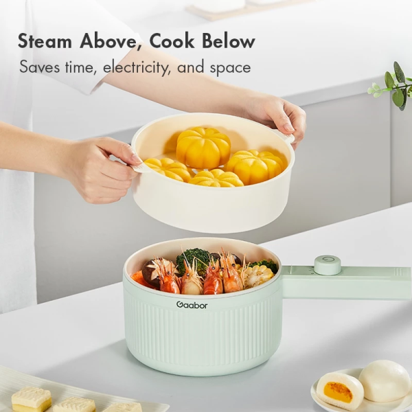 GAABOR 2L Non Stick Multi Cooker EC-20M01A | Steam Fry Hot-Pot - Image 4