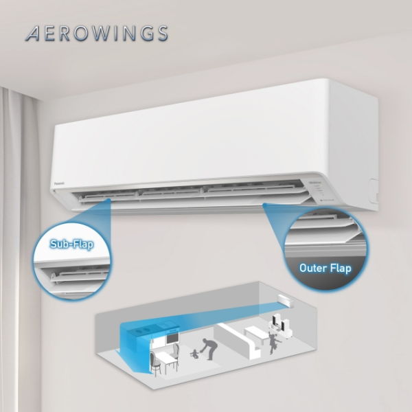 PANASONIC 3HP X-Deluxe Inverter Air Conditioner KU Series CS-KU28AKH / CU-RU28AKH | KU-AKH Wifi Energy Efficient - Image 3