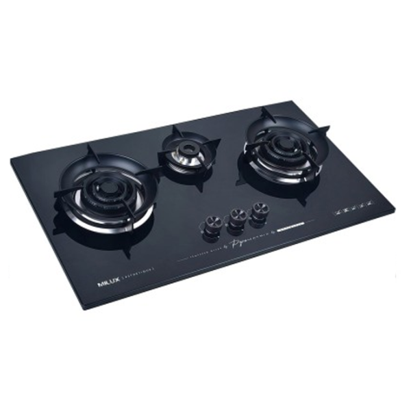 MILUX Triple Burner Built-In Gas Hob MGH-8931 | Wide Cooking Area - Image 2