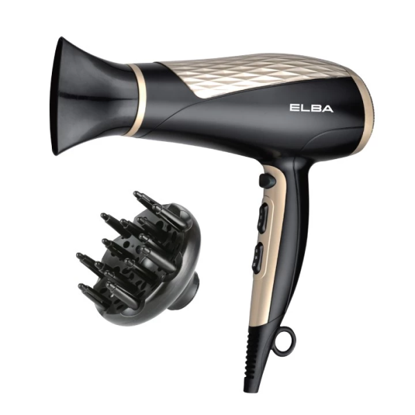 ELBA Hair Dryer EHD-J2238(CG) | 2-speeds Control Cool Shot - Image 2