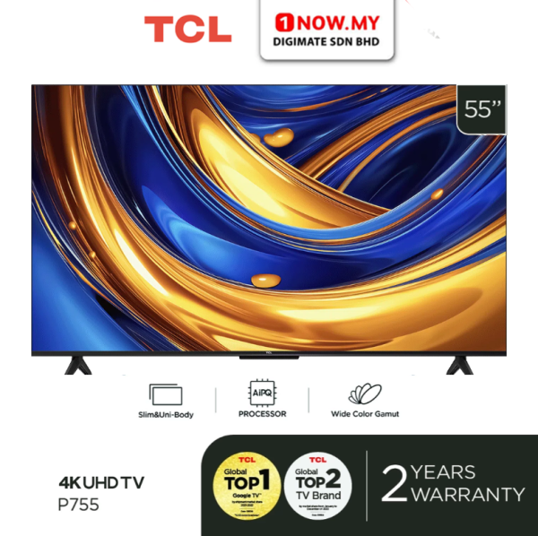 TCL 55" P655 4K UHD Smart Google TV 55P655 | Outstanding Visuals