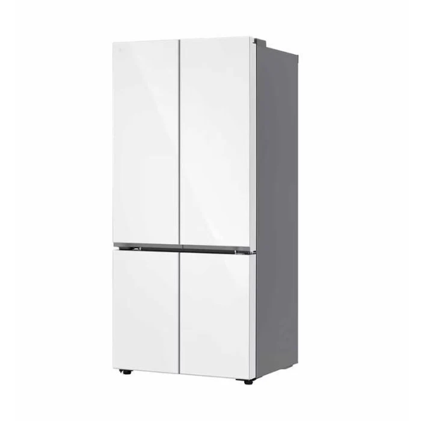 LG 617L Inverter French Door Fridge with Auto Ice Maker GV-B25FFGPB | White Glass - Image 5