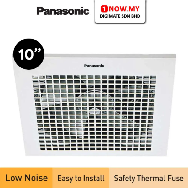 PANASONIC 10" Ceiling Mount Exhaust Ventilation Fan FV-25TGU3