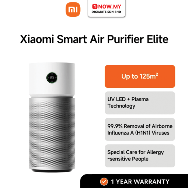 XIAOMI Smart Air Purifier Elite | 42-72m² Coverage