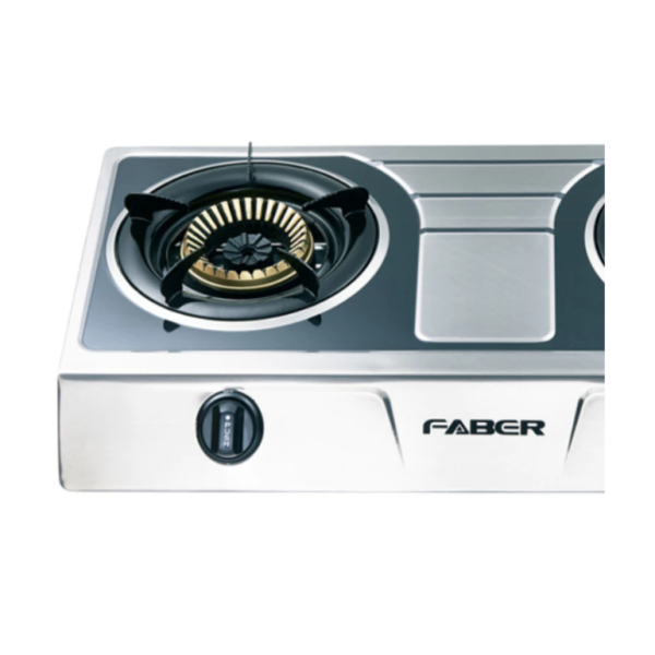 FABER 2 Burners Gas Stove FS CASA 2322 | Stainless Steel Body - Image 3