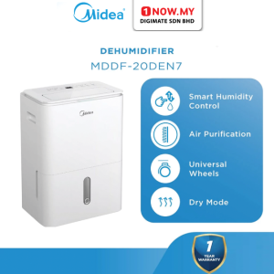 MIDEA 20L/Day Smart Dehumidifier With Super Ionizer MDDF-20DEN7