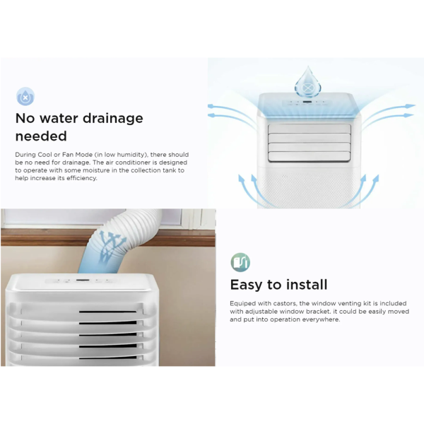 TCL 1.5HP Portable Air Conditioner TAC-12CPA/SL - Image 3